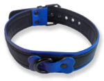 collier puppy collar noir bleu