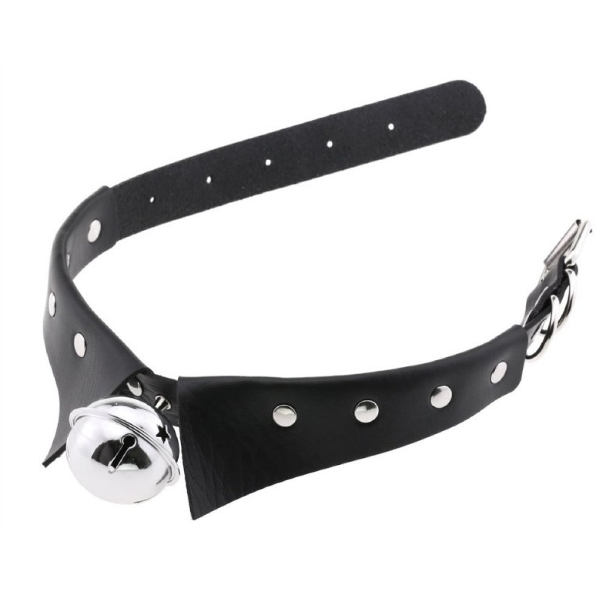 collier ras de cou avec grelot jing noir 4