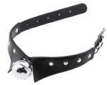 collier ras de cou avec grelot jing noir 4