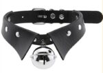 collier ras de cou avec grelot jing noir 5
