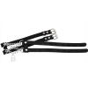 collier ras de cou pendant lock noir 2