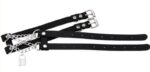 collier ras de cou pendant lock noir 5