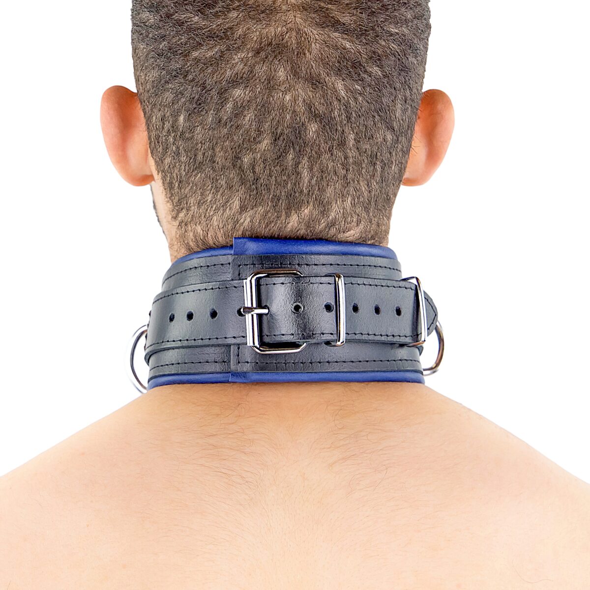 collier rembourre en cuir 3 anneaux d bleu 8 scaled