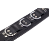 collier rembourre en cuir avec anneaux d noir 1 4 scaled