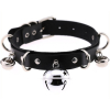 collier sexy avec grelots noir