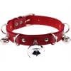 collier sexy avec grelots rouge