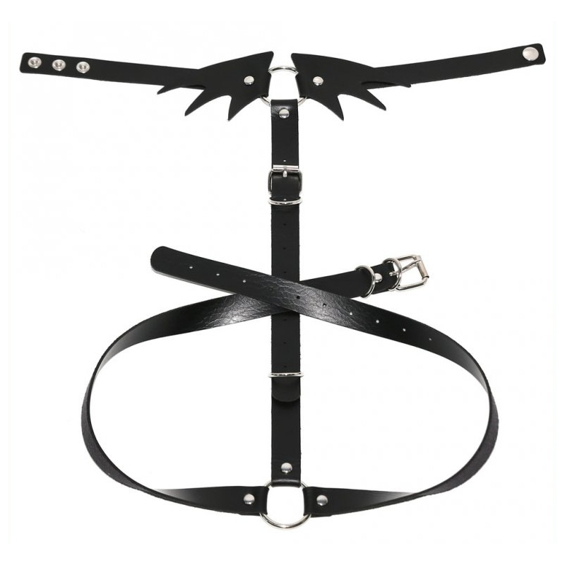 collier sm ceinture belt wing noir 1