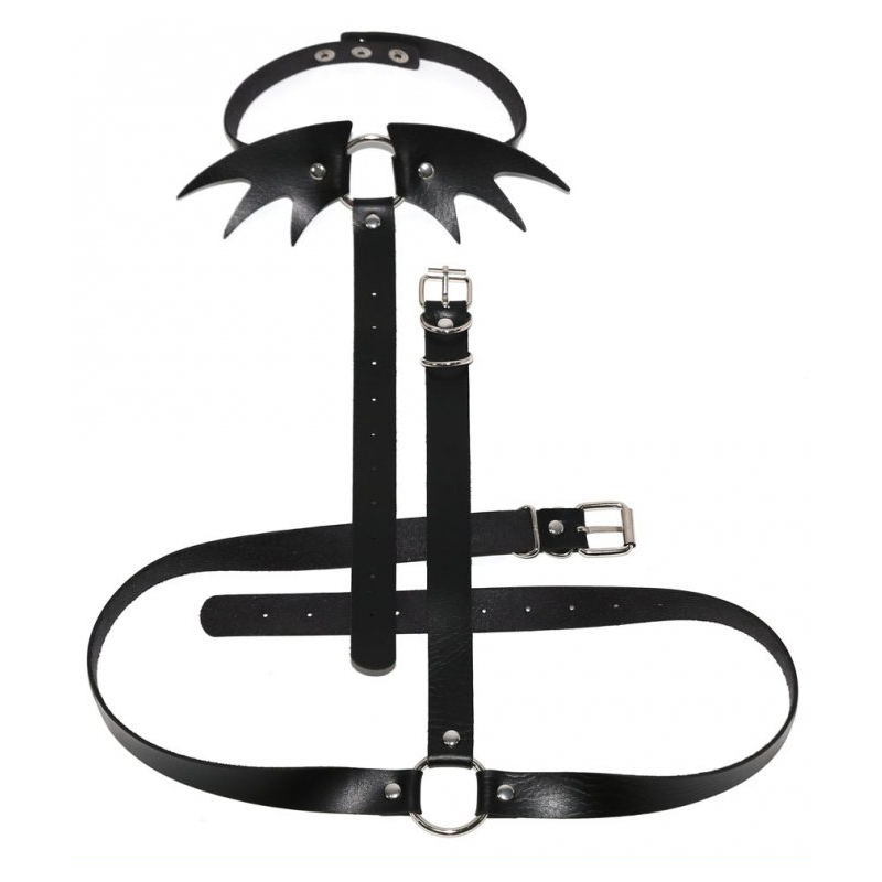 collier sm ceinture belt wing noir 3
