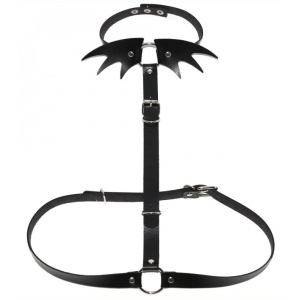collier sm ceinture belt wing noir