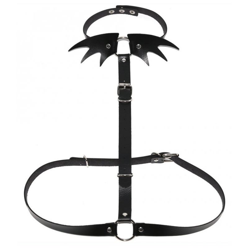 collier sm ceinture belt wing noir