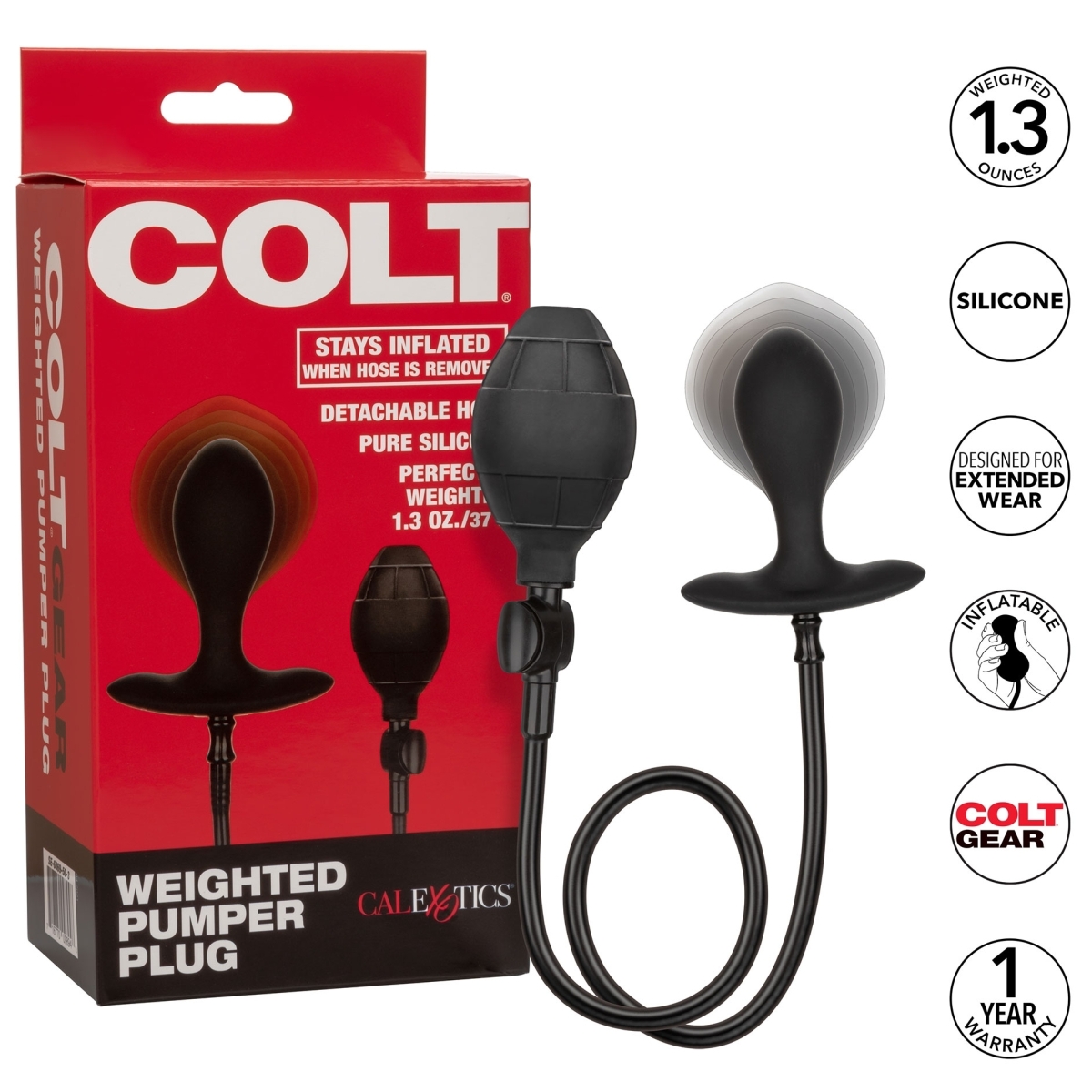colt weighted pumper plug black 7