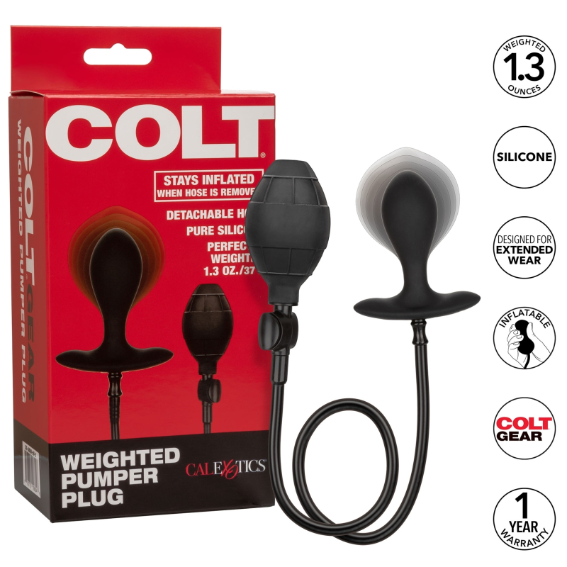 colt weighted pumper plug black 7