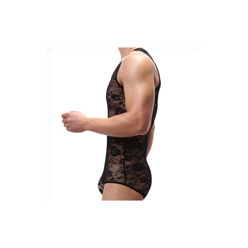 combi dentelle teddy noir 2