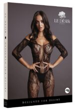 combi sexy lace sleeved noir 2