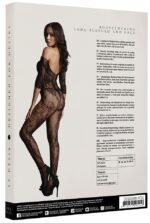 combi sexy lace sleeved noir 3