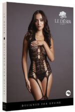 combi sexy lace suspender noir 2