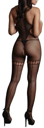 combi sexy net high neck noir 1