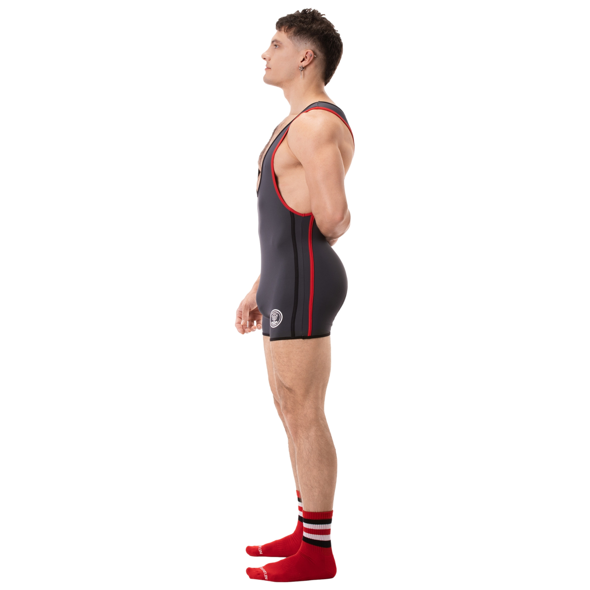 combi singlet allan anthracite rouge 2