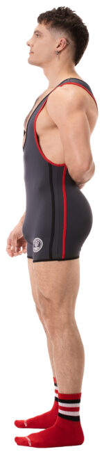 combi singlet allan anthracite rouge 2