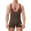 combi singlet allan kaki rouge