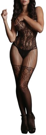 combin sexy lace fishnet noir