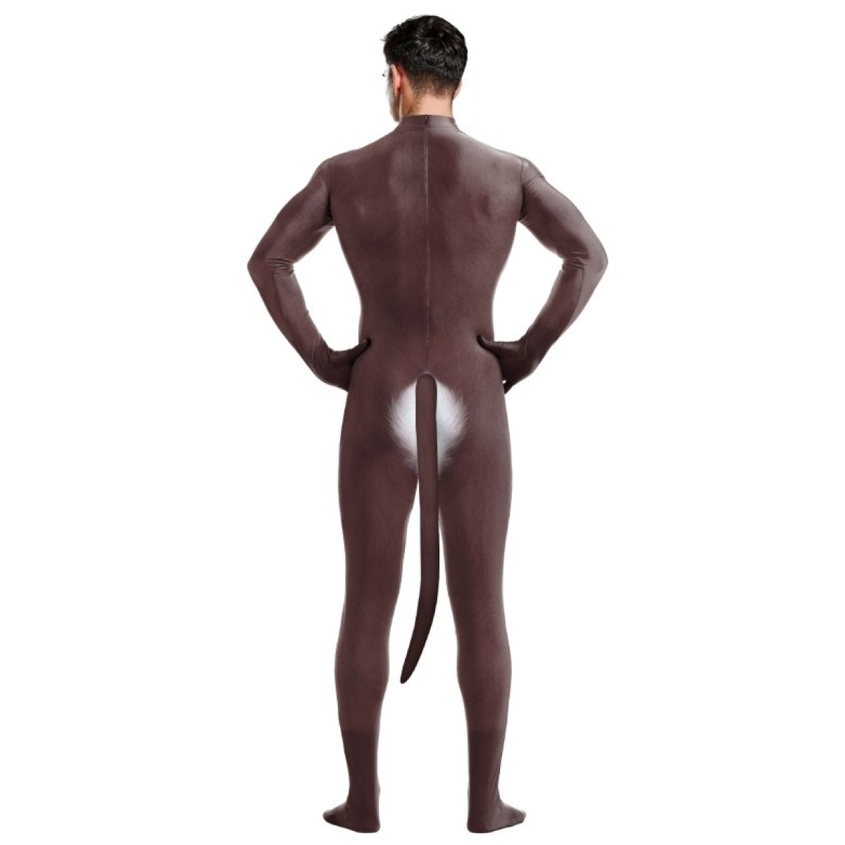 combinaison cosplay ane donkey blanc marron 1