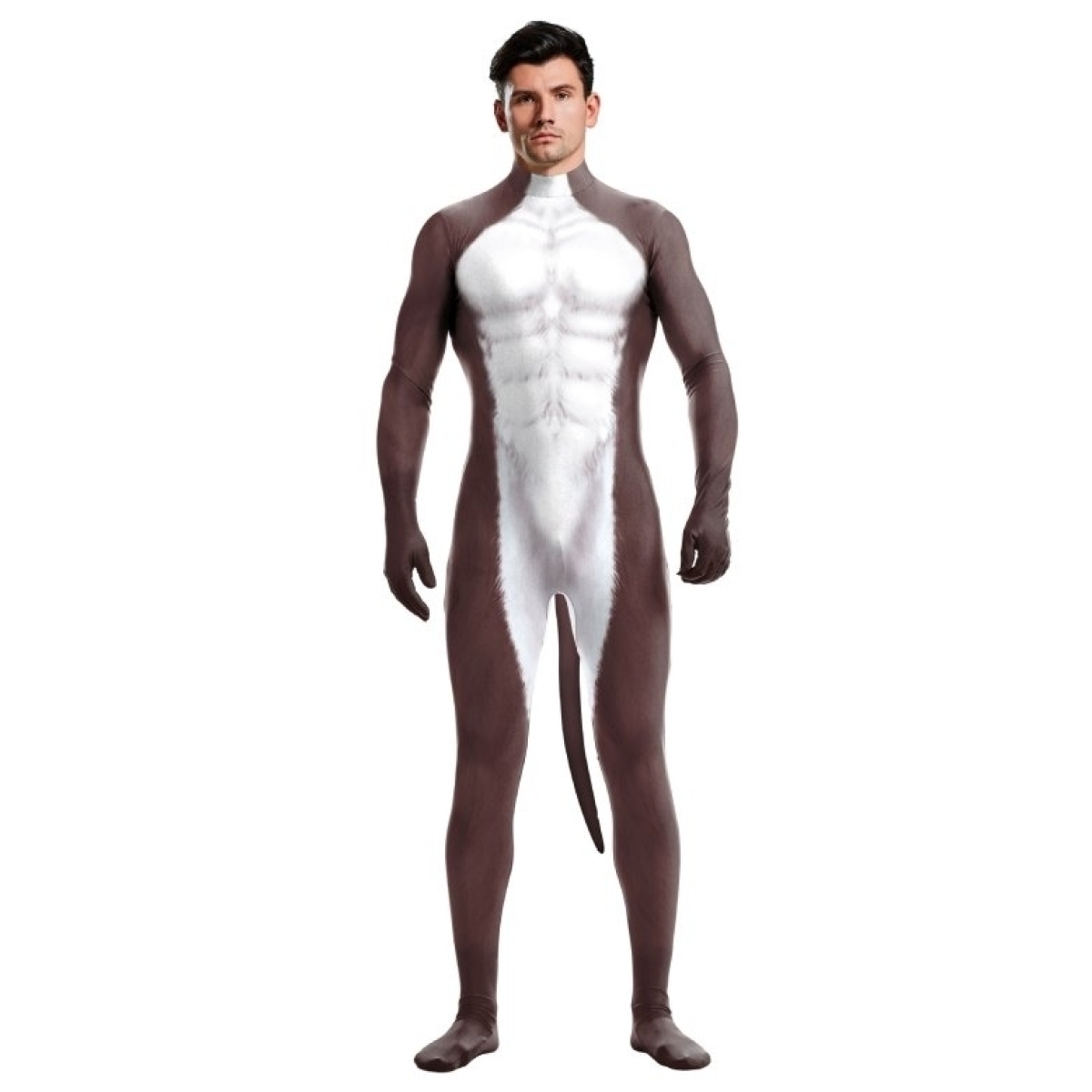 combinaison cosplay ane donkey blanc marron