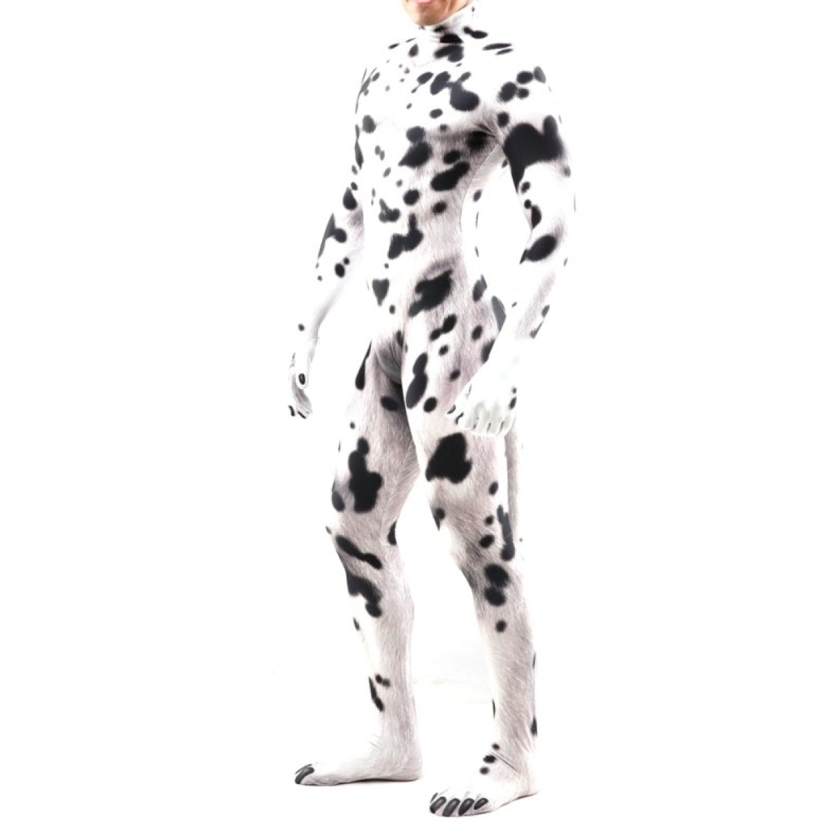 combinaison cosplay chien dalmatien noir blanc 6