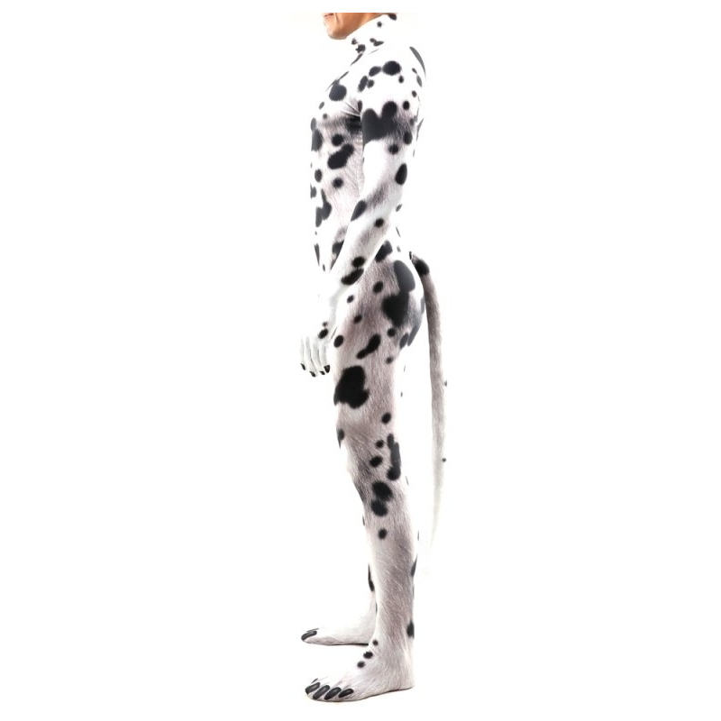 combinaison cosplay chien dalmatien noir blanc 7