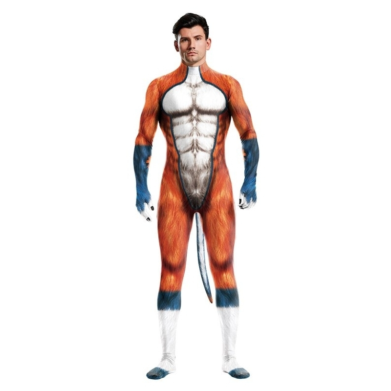 combinaison cosplay chien wild dog orange 1
