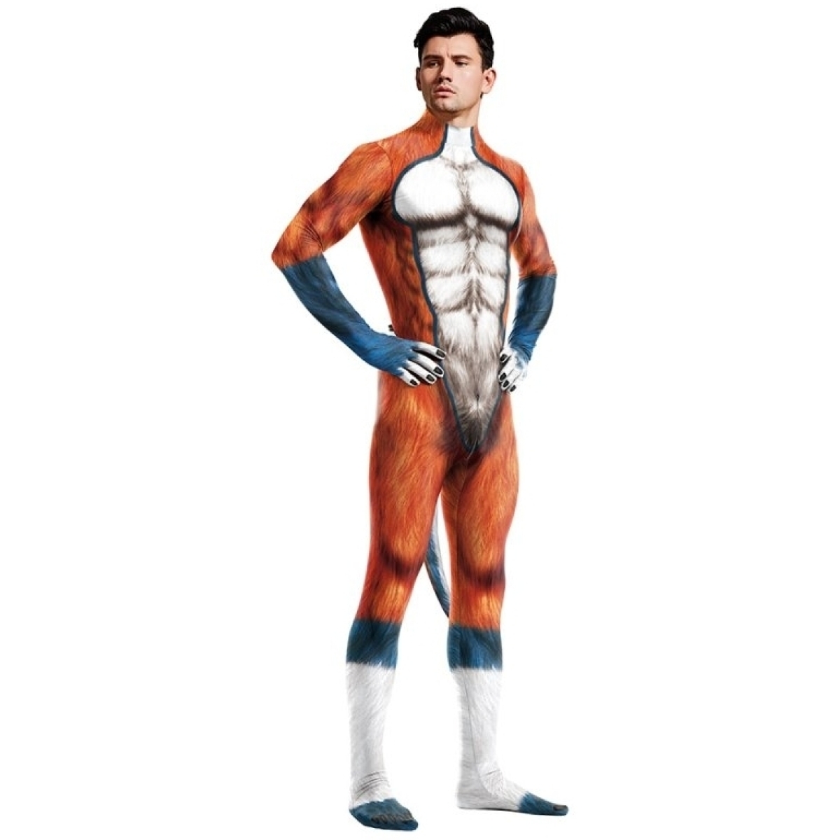 combinaison cosplay chien wild dog orange 3