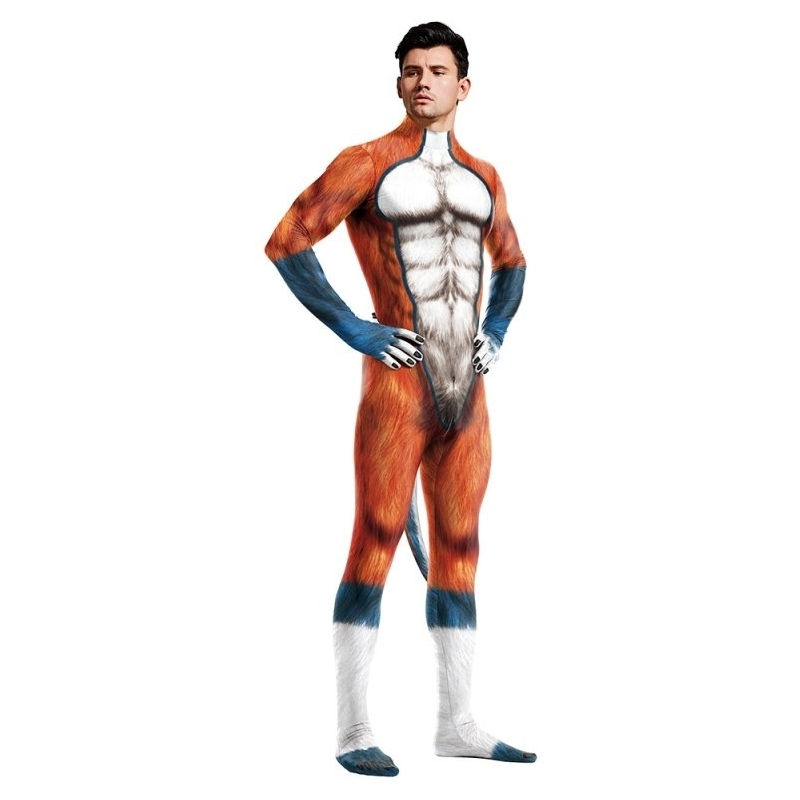 combinaison cosplay chien wild dog orange 3