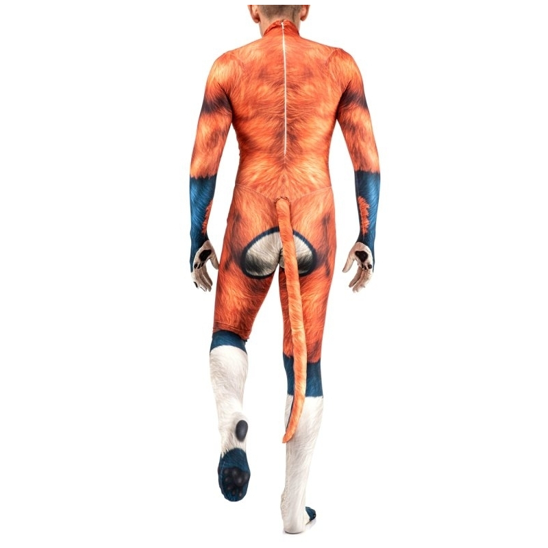 combinaison cosplay chien wild dog orange 5