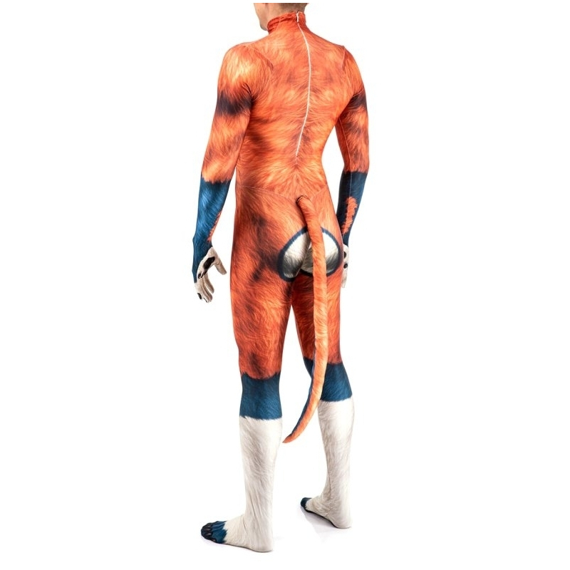 combinaison cosplay chien wild dog orange 6