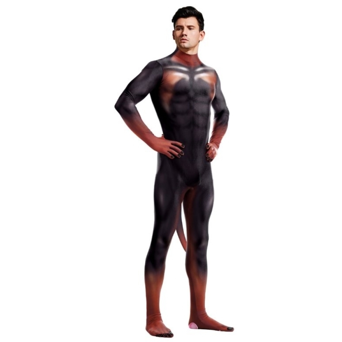 combinaison cosplay doberman noire et feu