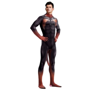 combinaison cosplay doberman noire et feu