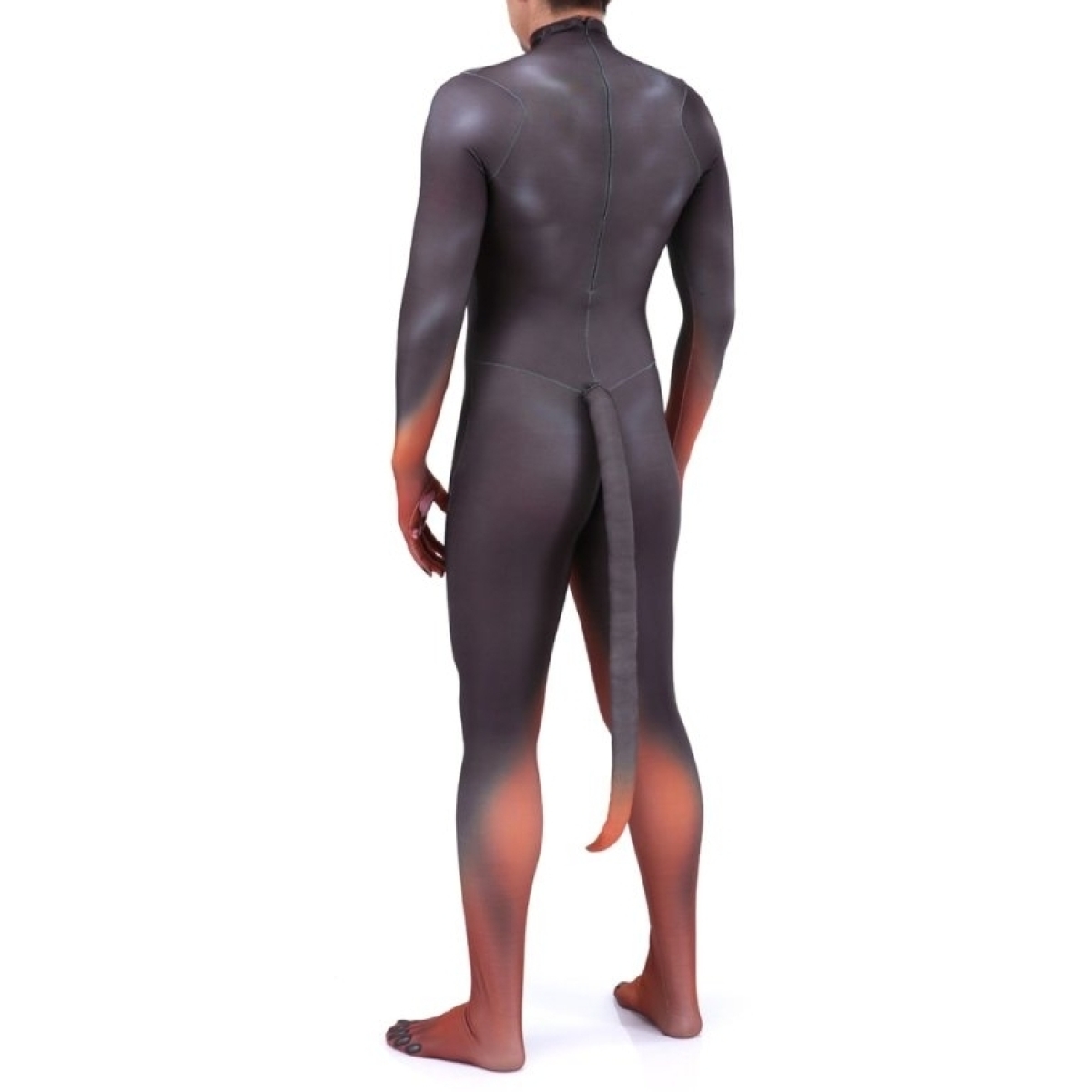 combinaison cosplay doberman noire et feu 4