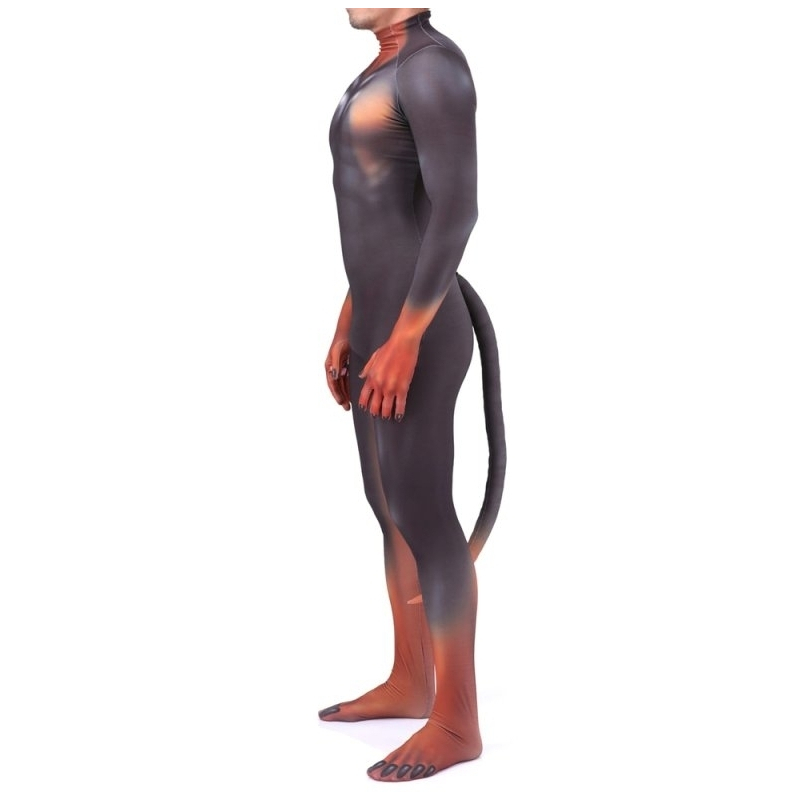 combinaison cosplay doberman noire et feu 5
