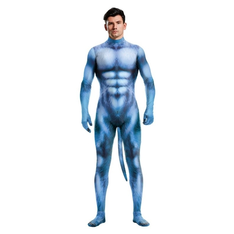 combinaison cosplay dog bleu 1