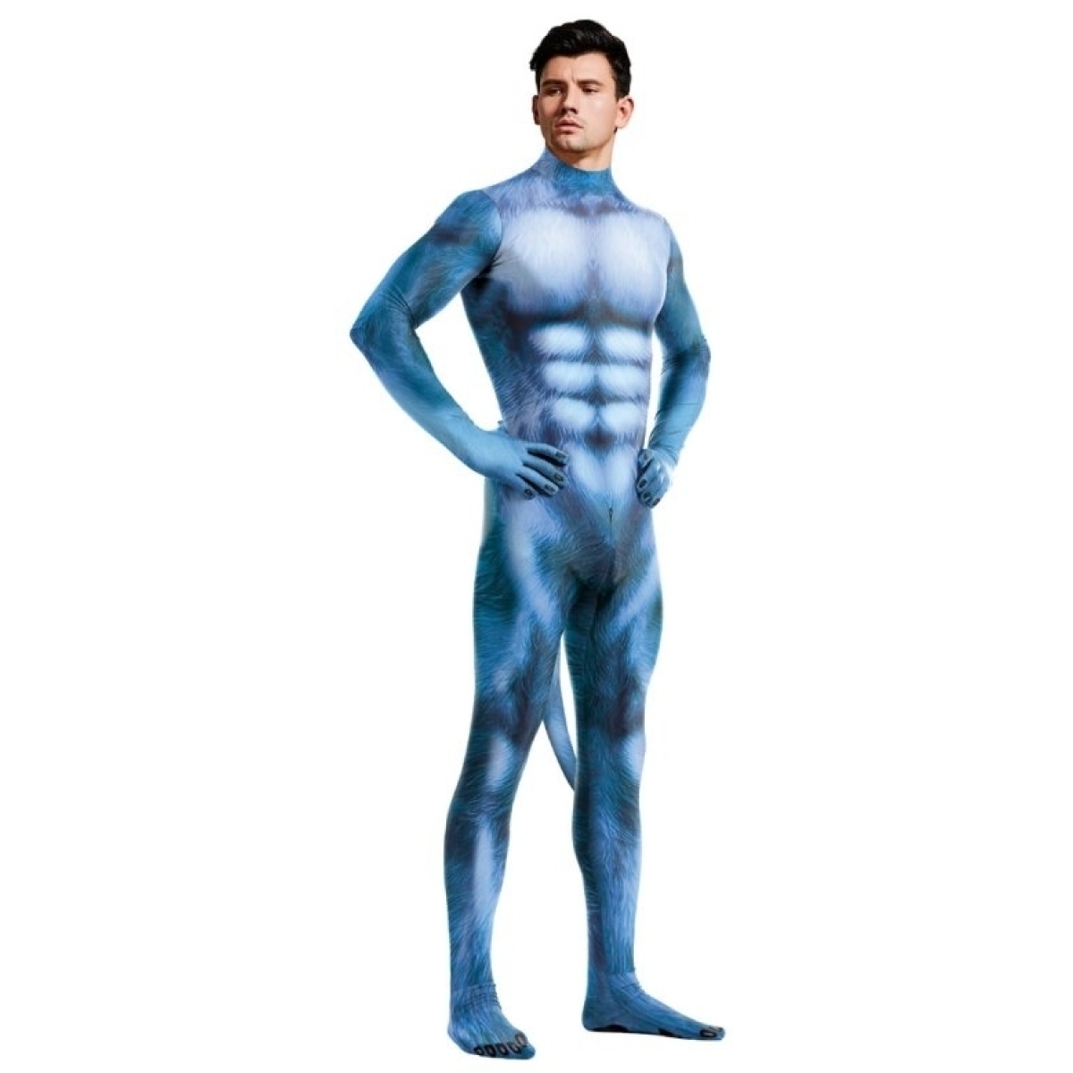 combinaison cosplay dog bleu 2