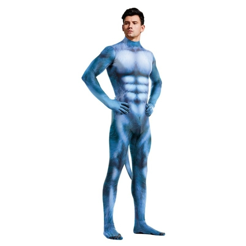 combinaison cosplay dog bleu 2