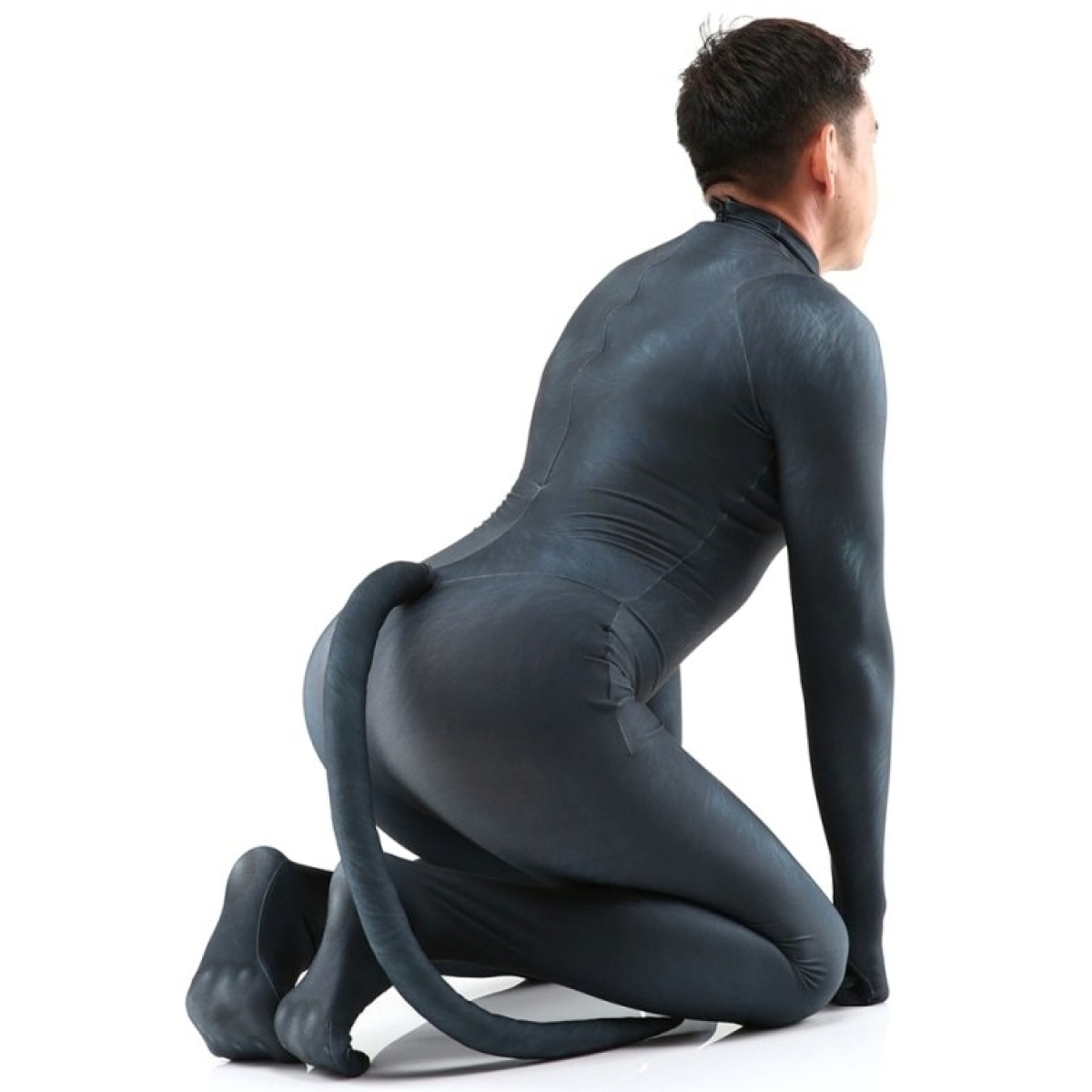 combinaison cosplay dog gris bleu 2