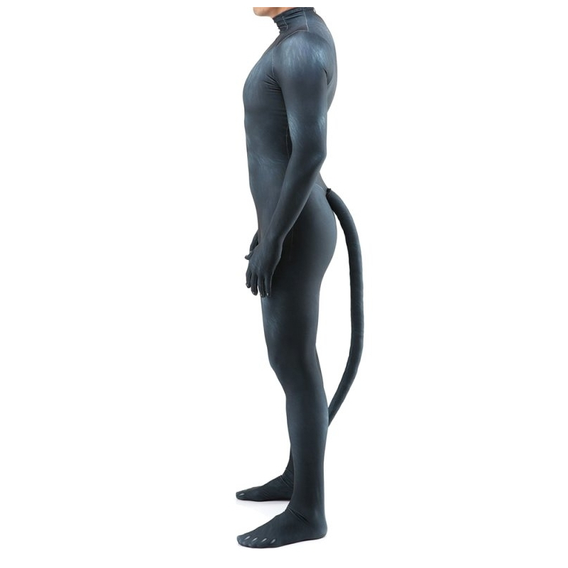 combinaison cosplay dog gris bleu 3