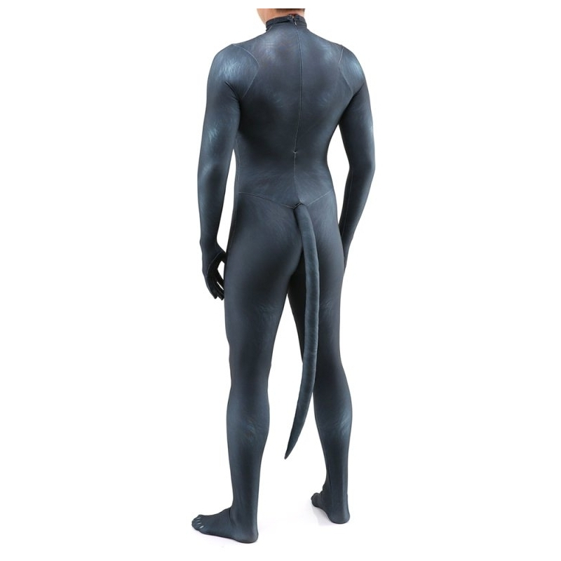 combinaison cosplay dog gris bleu 4