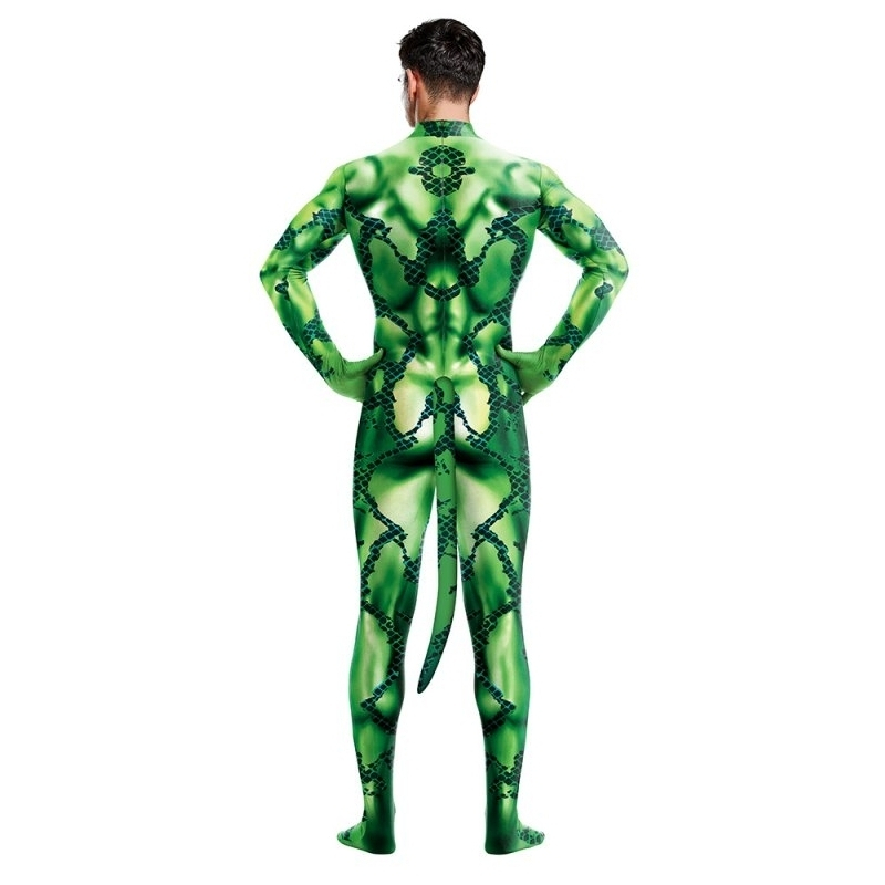 combinaison cosplay grenouille frogman vert 1