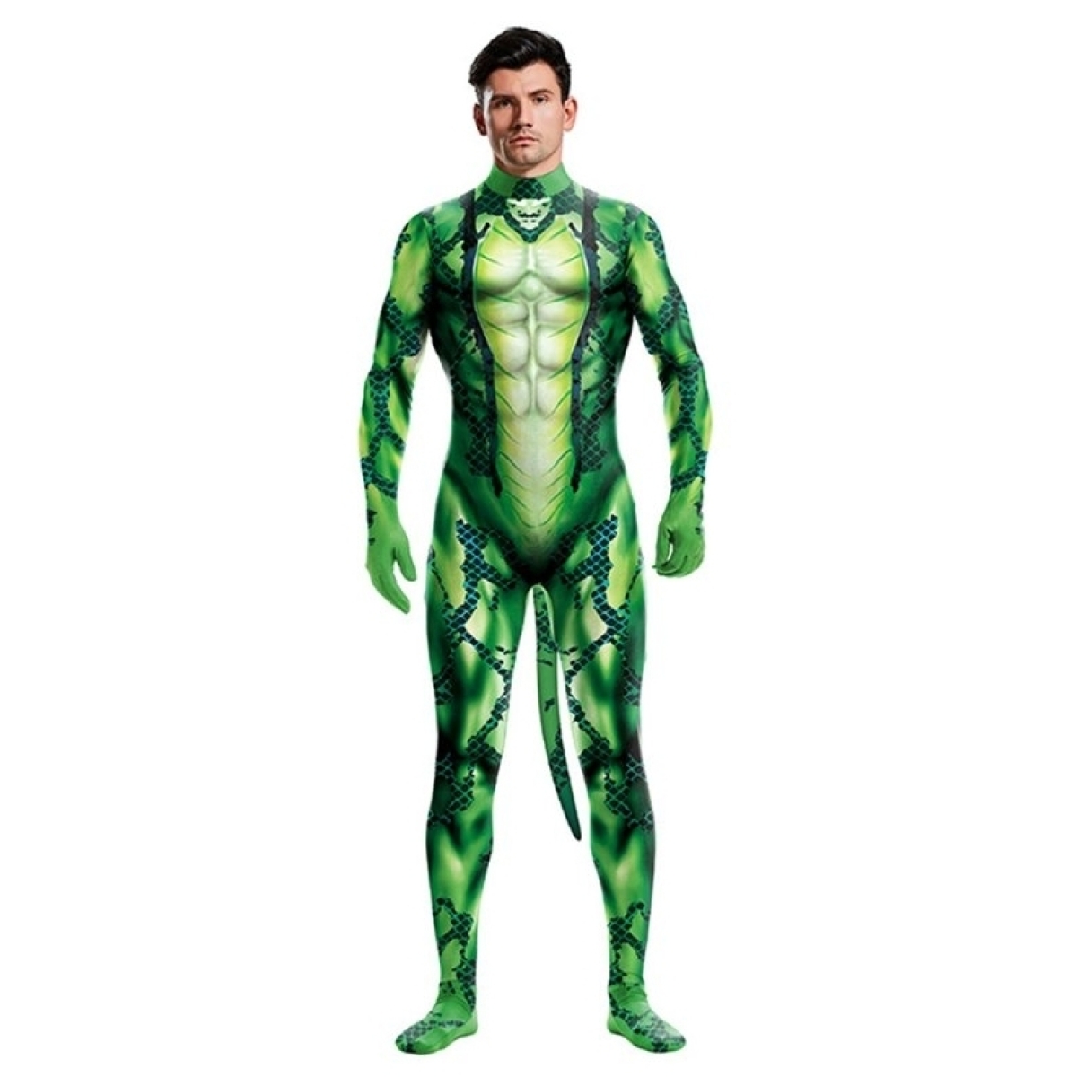 combinaison cosplay grenouille frogman vert