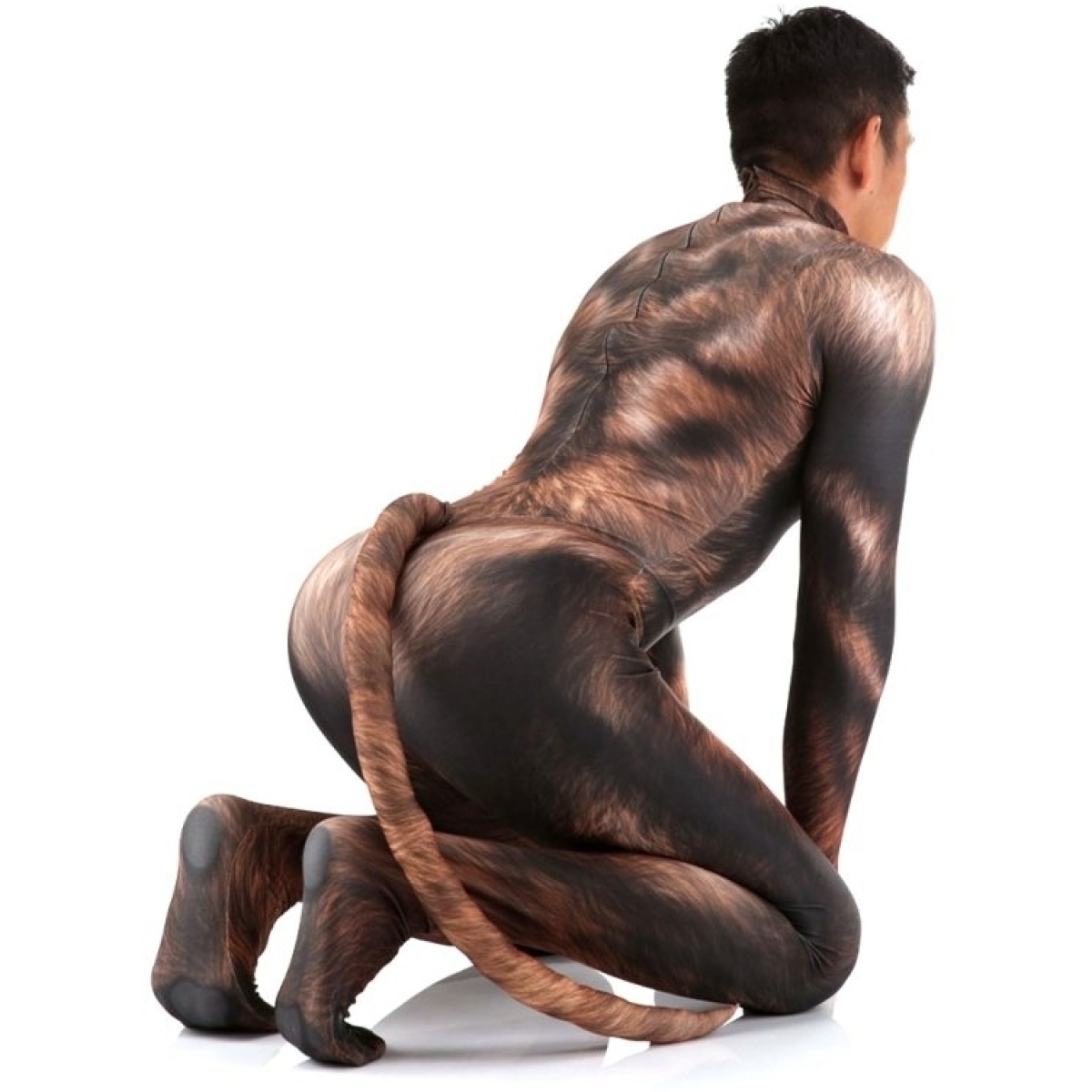 combinaison cosplay loup garou werewolf marron 4