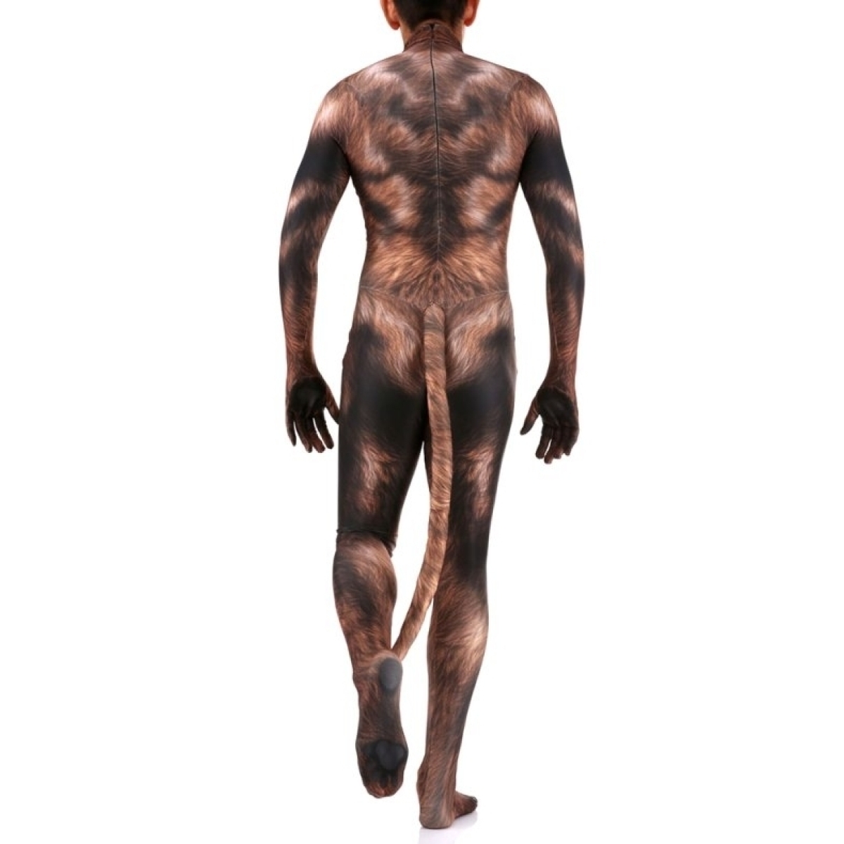 combinaison cosplay loup garou werewolf marron 6