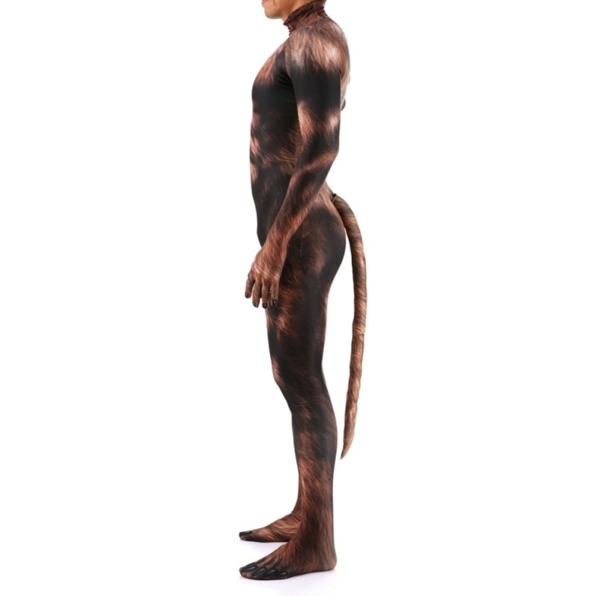 combinaison cosplay loup garou werewolf marron 9