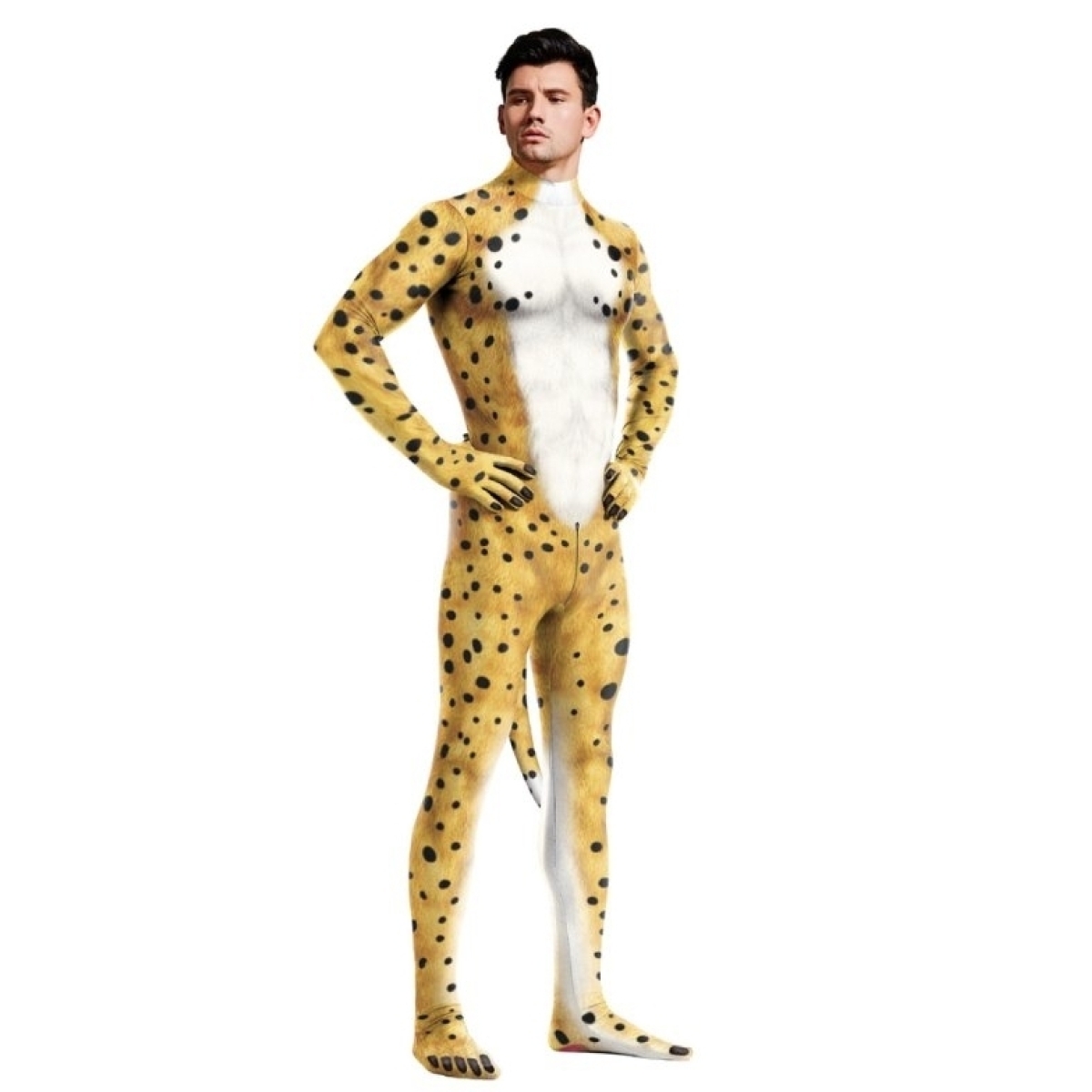 combinaison cosplay marsupilami jaune 1